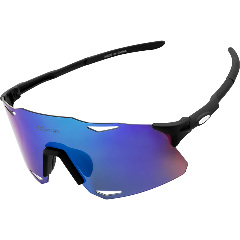CAVALRY Polarized Sunglasses for Cycling, Road Biking, Men And Women, Outdoor Running Goggles Equipment, Black