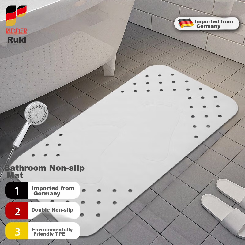 RIDDER German Import Bathroom Non-Slip Mat Toilet Non-Slip TPE Floor Mat Foot Pad Style 38*72cm
