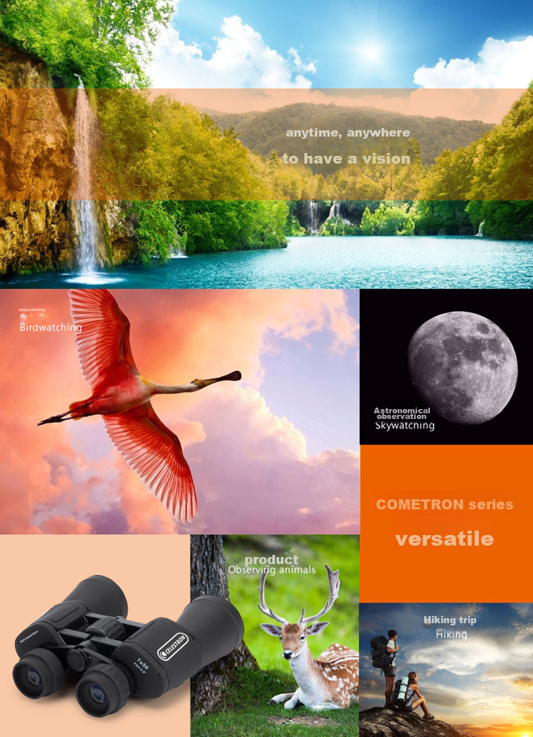 Xingtelang Huiyan 7X50 High Magnification High Definition, Non-Infrared Night Vision, Landscape Viewing Outdoor 1000 Adult Binoculars 6