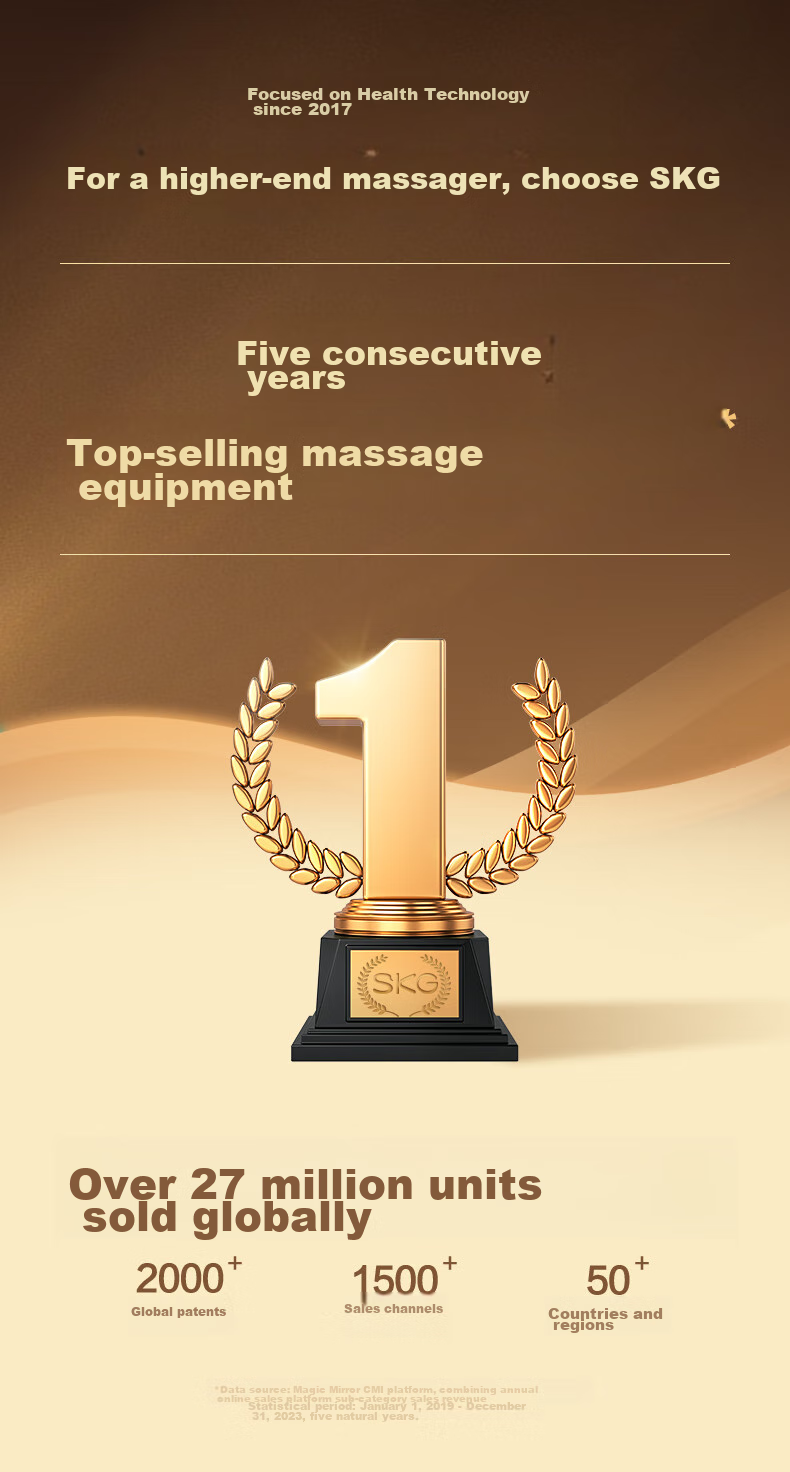 SKG [Mid-Autumn Festival Gift] F1 Premium Sports Massage Gun for Shoulder, Neck, Waist, Back And Full Body Professional Massage Device with Long Battery Life, Mini Portable Fascia Muscle Massage Gun Birthday Gift for Boyfriend Or Girlfriend 2