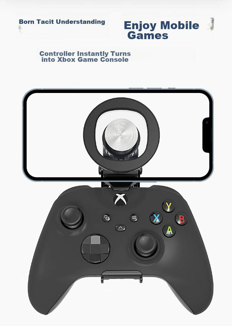 KETENG Xbox Controller Phone Stand Set, Magnetic Phone Holder Compatible with Xbox One/X Series X Game Controller for Mobile Phones 1