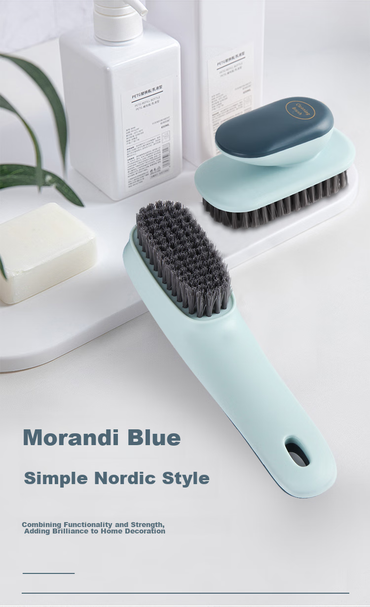 EAST Cloud-Shaped Soft Bristle Cleaning Brush, Long Handle Brush for Bathtub And Toilet, Gentle on Enamel Surface, Soft Bristle Brush Tool 2