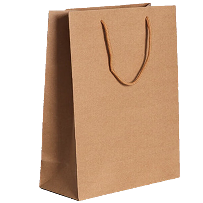 Keruier Corporate Benefits Gift Bag, Handbag, Packaging Bag, Kraft Paper Handbag, Graduation Commemorative Gift Packaging Bag, Hemp Rope Handle Eco-Friendly Paper Bag, Simple Gift Giving Empty Bag for Friends And Classmates