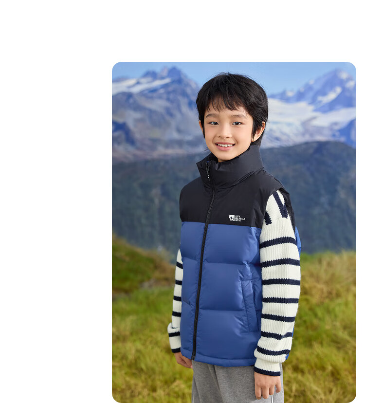 BALABALA Children's Clothing, Kids' Vest, Boys And Girls down Jacket, New Winter Outerwear, Warm And Comfortable, Versatile And Trendy 21