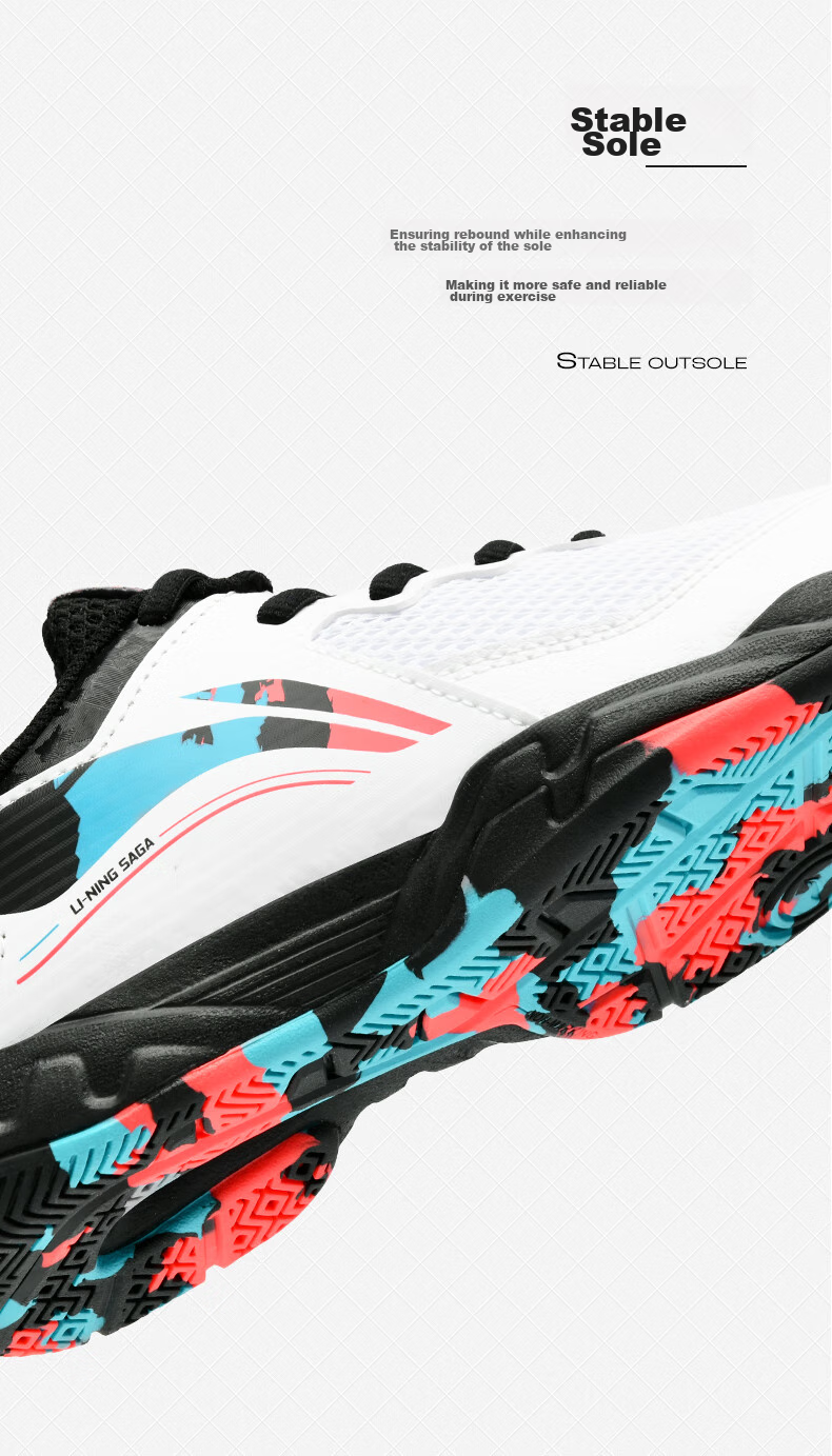 Li-Ning Badminton Shoes, Didi Feixing 3 Junior, Boys And Girls Training Shoes, Wear-Resistant Sports Shoes 5