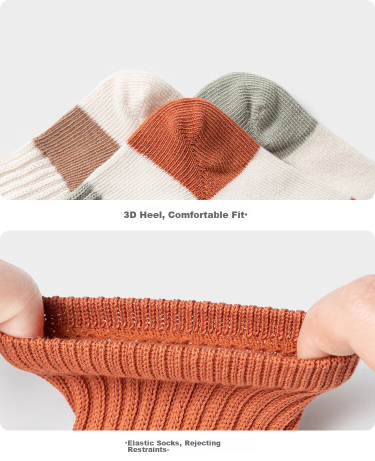 BALABALA Baby Mid-Calf Socks Cotton Autumn Season Boys Girls Newborn Infant Socks Non-Binding Three Pairs Pack 208924172213 15