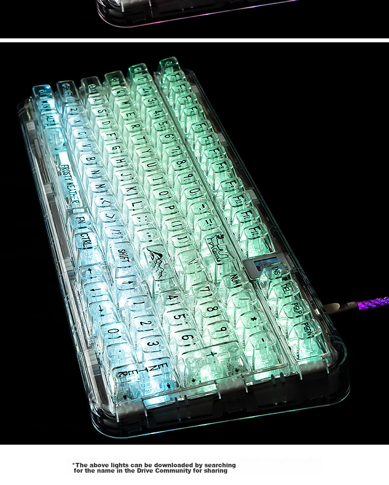 CoolKiller CK98ultra Wireless Bluetooth Tri-Mode Transparent Customizable Polar Bear Mechanical Keyboard Hot-Swappable High-Performance Gaming E-Sports Office Home 16