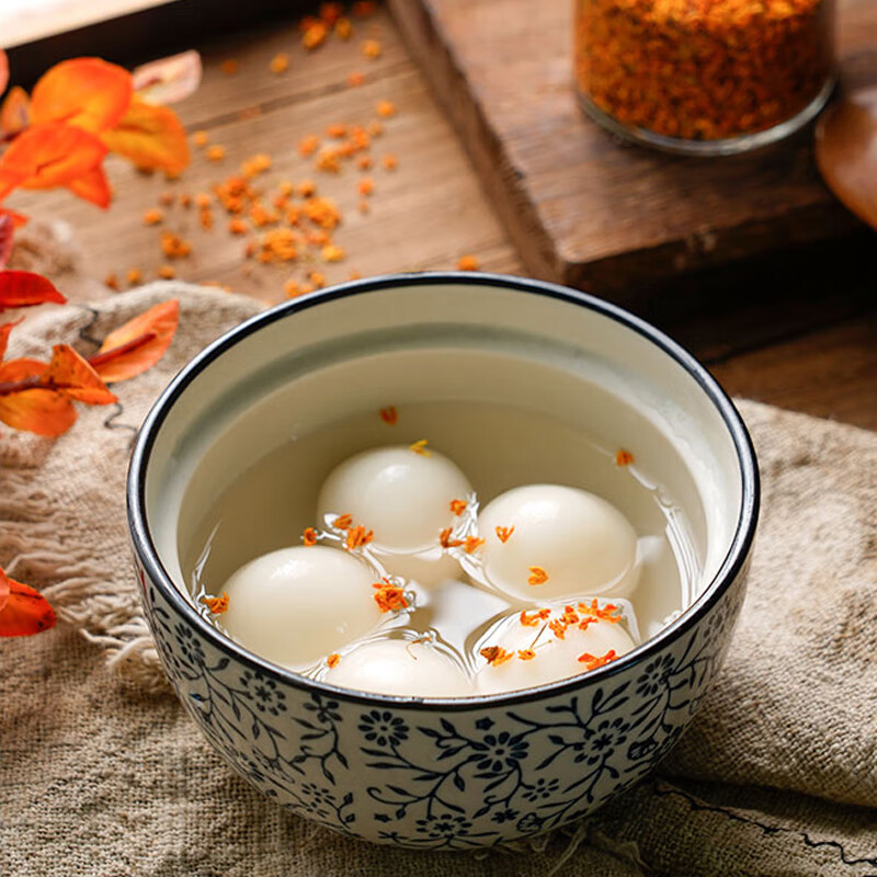 缸鸭狗 1926 芝麻香香小汤圆144g*2 24只 网红小吃 早餐 元宵 小圆子奶茶甜品