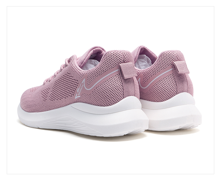 Warrior Spring And Autumn Breathable Comfortable Casual Mesh Mom Shoes KGHC452YD Purple Red 35 13