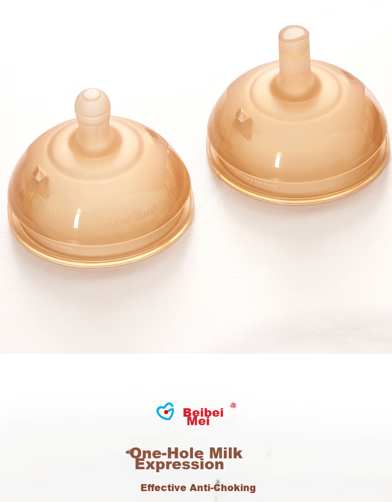Beingmate Big Baby Straw Nipple, Infant Breast-Like Weaning Wide-Neck Silicone Nipple for Learning to Drink Milk, Suitable for 12 Months And Above 5