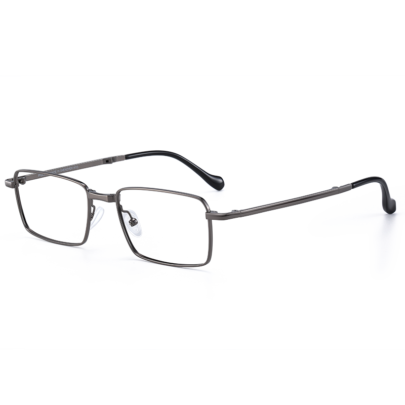 Pulais Reading Glasses for Men And Women, Japanese Import High-Definition Foldable Reading Glasses Authentic 10001 Gunmetal Color 2.5 Diopter