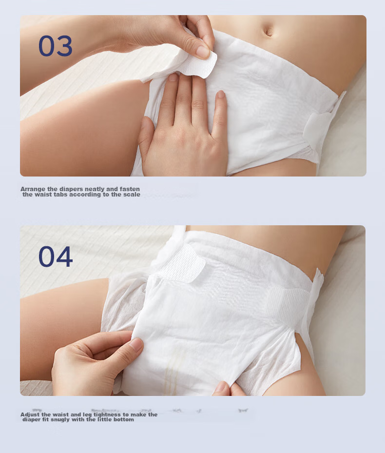Babycare Royal Pro Ultra-Thin Diapers Mini Pack S25 (4-8kg) Newborn Baby Diapers, Breathable And Absorbent 22