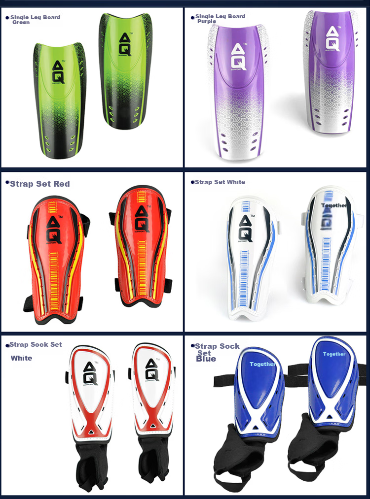AQ Soccer Shin Guards Sports Insert Plates for Adults And Children, S63681, Two-Pack, M140-160cm 10