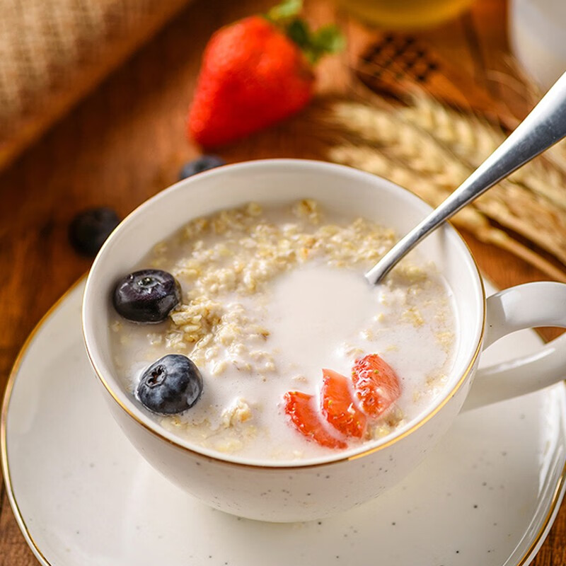 西麦有机燕麦片礼盒1050g 0添加高蛋白春节新年货送礼佳品长辈中老年