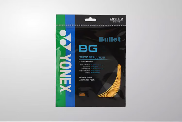 YONEX Badminton String, High Elasticity, Rebound Control, Daily Training, Durable, BGTCR-005, Orange 2