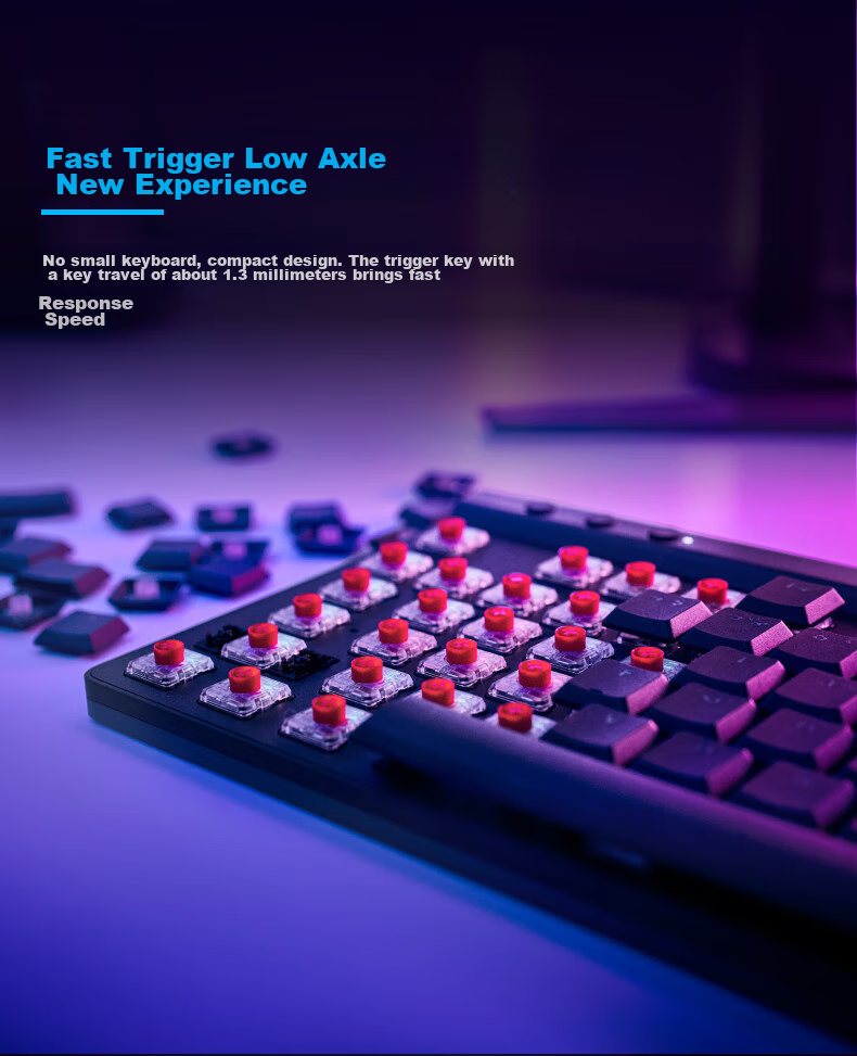 G Falcon Series G515 LIGHTSPEED TKL Low-Profile Wireless Gaming Keyboard, 87-Key Layout, Triangular/PUBG White - T Key (Similar to Brown Switches) 4