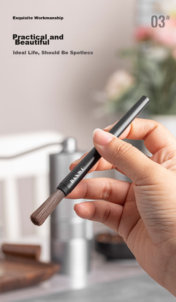 Banwushenghuo Coffee Brush, Grinder Cleaning Brush, Coffee Machine Cleaning Brush, Coffee Powder Cleaning Brush, Coffee Accessories Cleaner 6