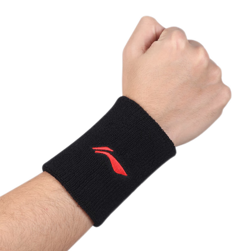 Li-Ning Wrist Guard Sleeve for Men And Women, Fitness Sprain Prevention, Volleyball Sports Wristband, Badminton Basketball Joint Support, Black