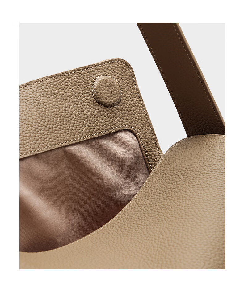 HONGU Leather Handbag, Women's Shoulder Bag, Commuter Crossbody Bag, Casual Ladies' Purse, Birthday Gift for Wome 5