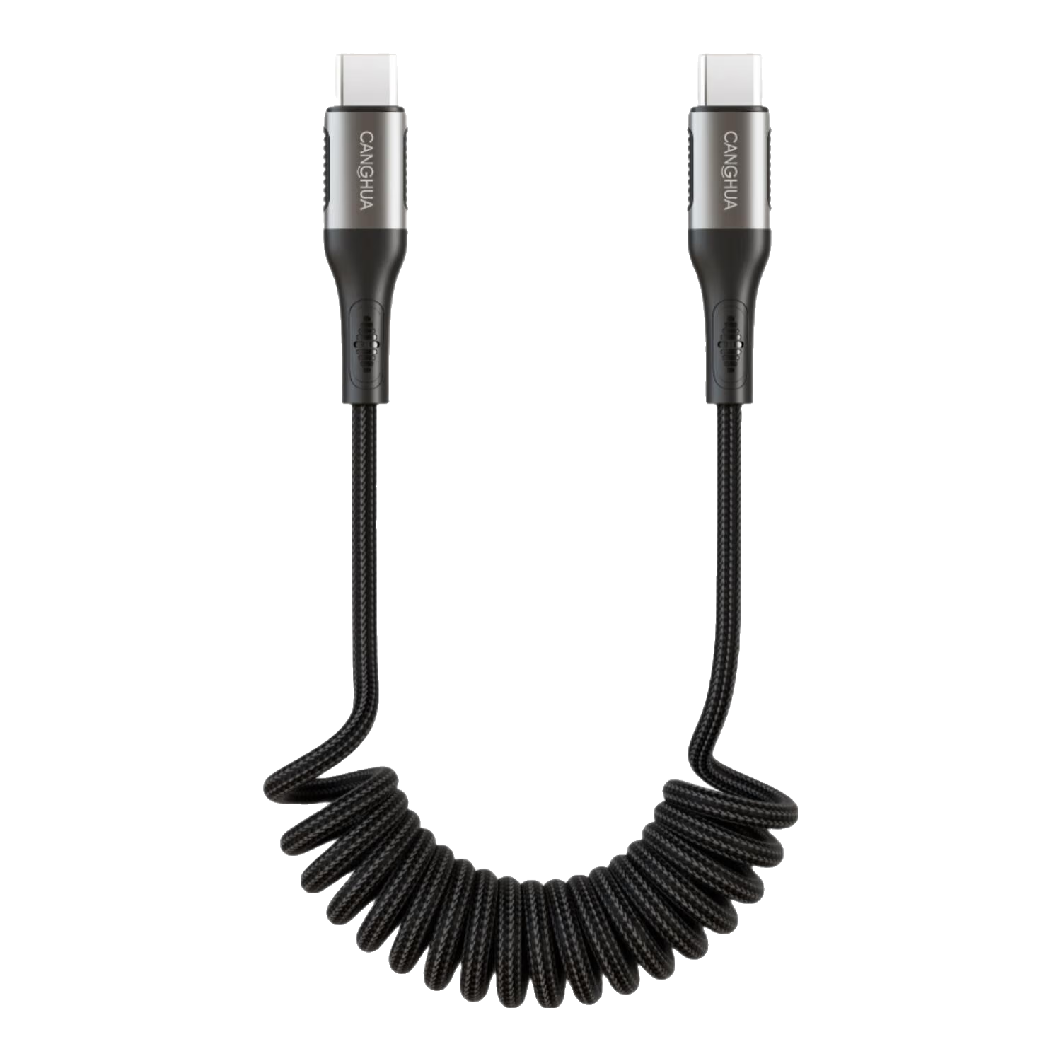 CangHua [Car Spring Retractable] Compatible with Apple IPhone 18/17/16/15 Charging Cable, Dual-Head Type-C Data Cable, PD60W Fast Charging, Ctoc Phone Car Carplay