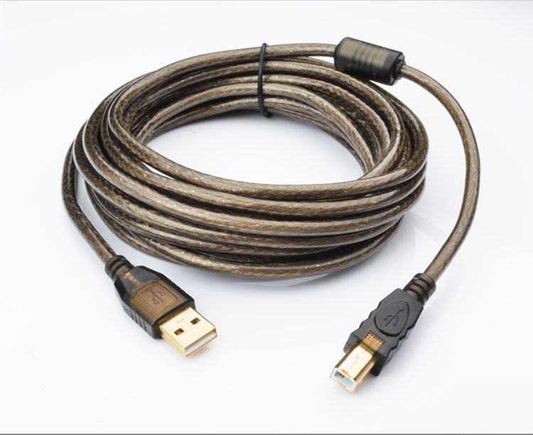 MM USB Printer Cable, 10 Meters, for HP, Canon, Epson Printers, Data Cable, Computer to Printer Connection Cable, USB 2.0 Square Port Extension Cord M-UB010 10