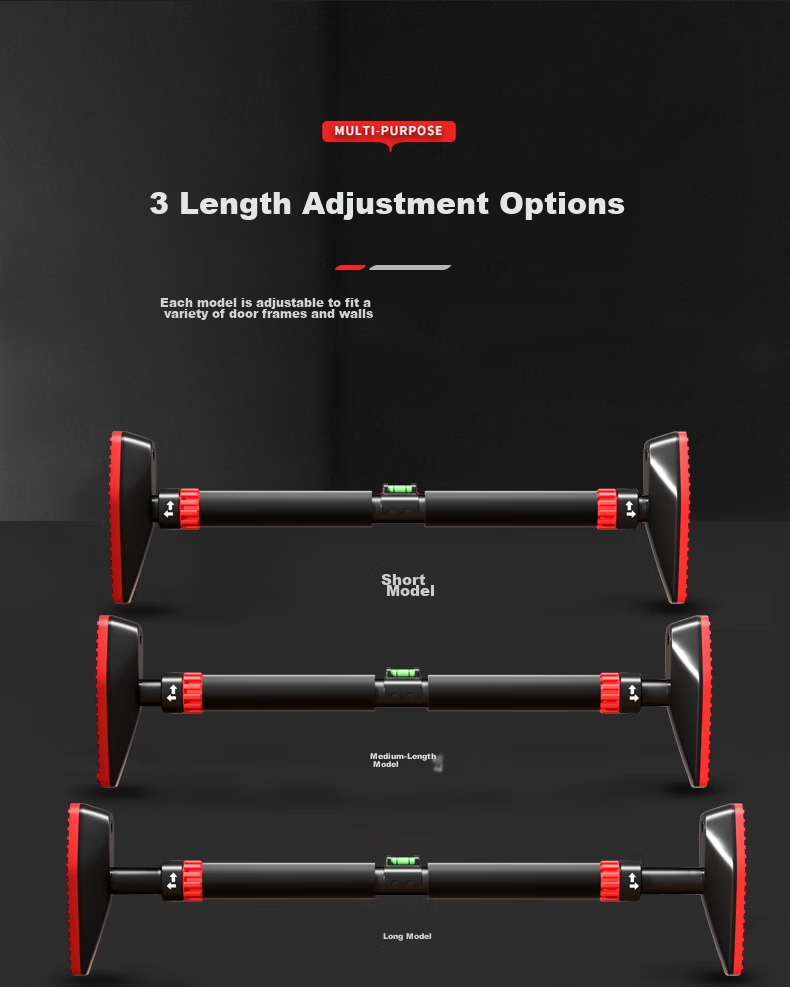 XTEP Home Pull-Up Bar Indoor Fitness Equipment for Children And Adults, No Drilling Required, Door-Mounted Exercise Equipment, Sports Hanging Rod, Short 35
