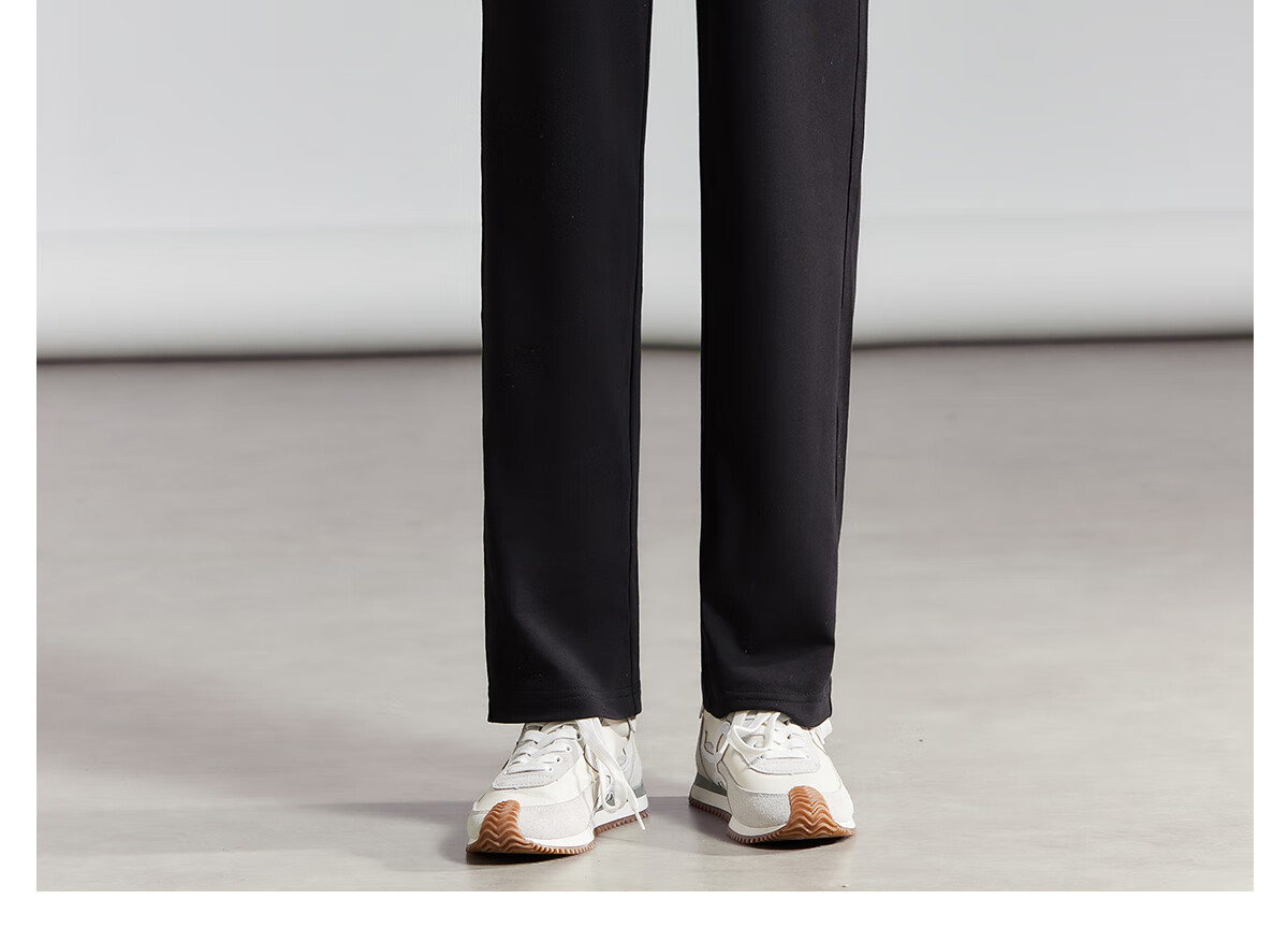 Chushen Spring Autumn Women's Elastic High Waist Slim Straight Korean Student Sweatpants Casual Pants S137R1257 9