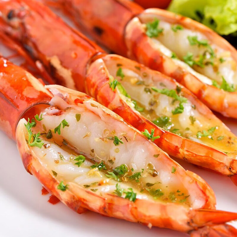 京东超市海外直采泰国活冻白虾/女王虾850g(超大号21/30规格)17-26只/盒