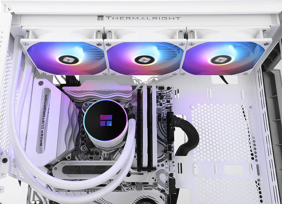 Thermalright Frozen Magic 360 WHITE ARGB V2 All-In Liquid Cooler with Full Metal Mounting Brackets FM360 WHITE ARGB V2 14