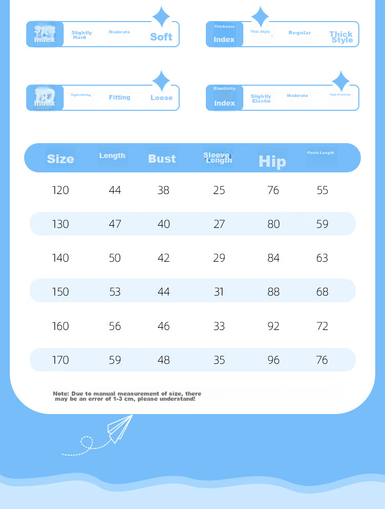 LangSha Children's Pajamas, Boys' Summer Thin Modal Sleepwear, Youth Three-Quarter Sleeve Home Wear Set, Blue, Size 120 8