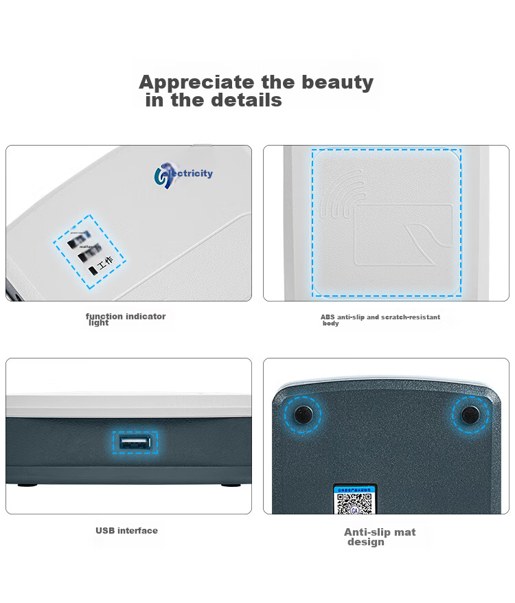 Huashidianzi CVR-100UA ID Card Reader, Identity Reader, Identity Recognition Device, Identity Scanner, Identity Reader 5