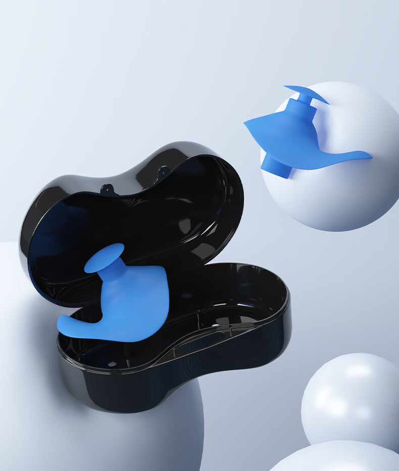 Li-Ning Swimming Earplugs, Professional Training Accessories, Silicone Comfortable Soft Waterproof Earplugs LSXP819-3 4