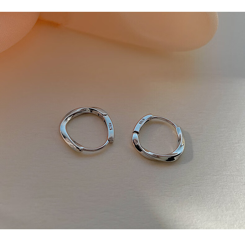 MIMORE Mobius Silver Stud Earrings for Women, Luxurious And Niche High-End Feel, 2026 New Style Earrings, Birthday Gift for Girlfriend Or Wife 6