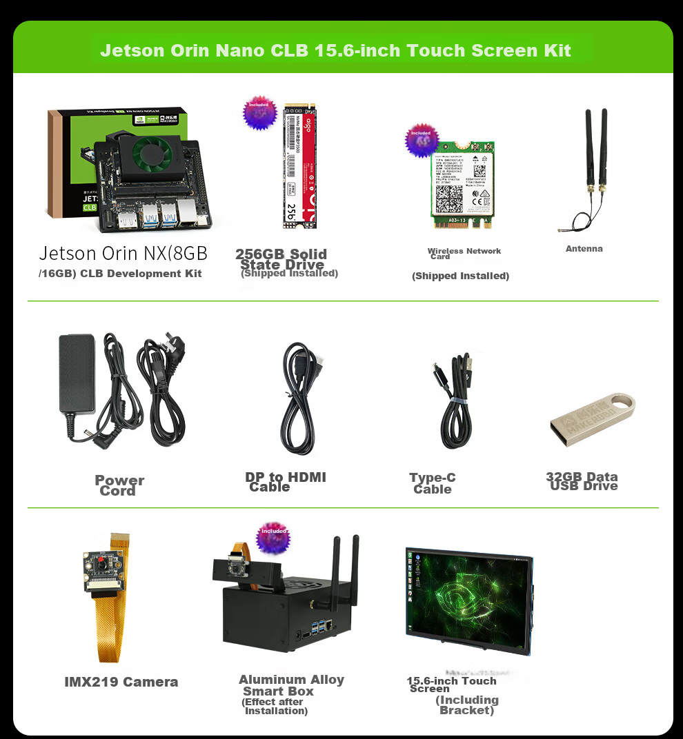 NVIDIA Jetson ORIN NX Super AI Development Kit 8/16GB Core Development Board 157Tops 25