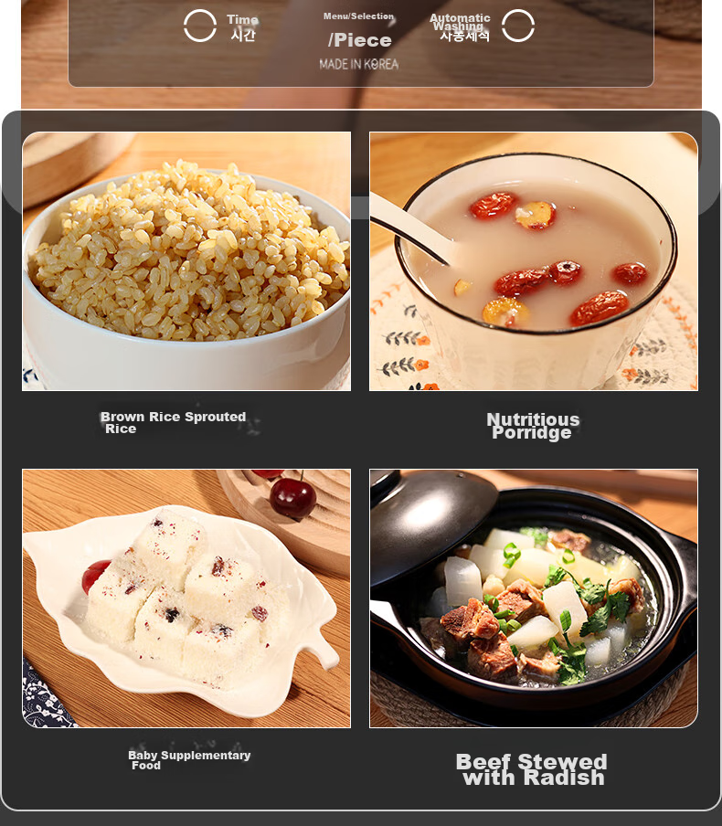 CUCKOO Black Pearl Rice Cooker, Imported from Korea, IH Heating, Iron Master Inner Pot, Programmable, Multifunctional High-Pressure Rice Cooker, 3L Capacity, for 1-3 People, CRP-HVXF0650SS 11