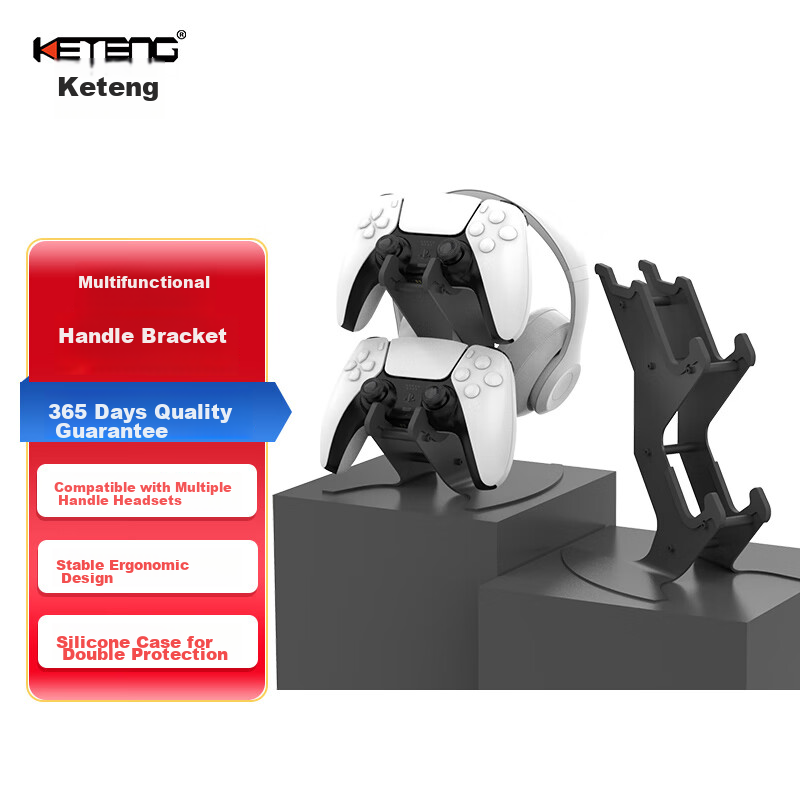 KETENG Xbox Wireless Controller, Xbox Series X/S Gamepad, Headset Stand, Universal