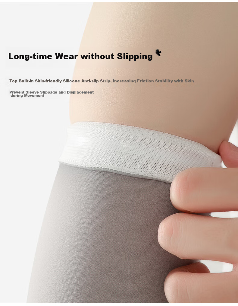 Li-Ning Cycling Ice Sleeves Sun Protection Arm Sleeves Summer UV-Resistant Arm Sleeves for Men Outdoor Bicycle Driving Arm Guards S 12