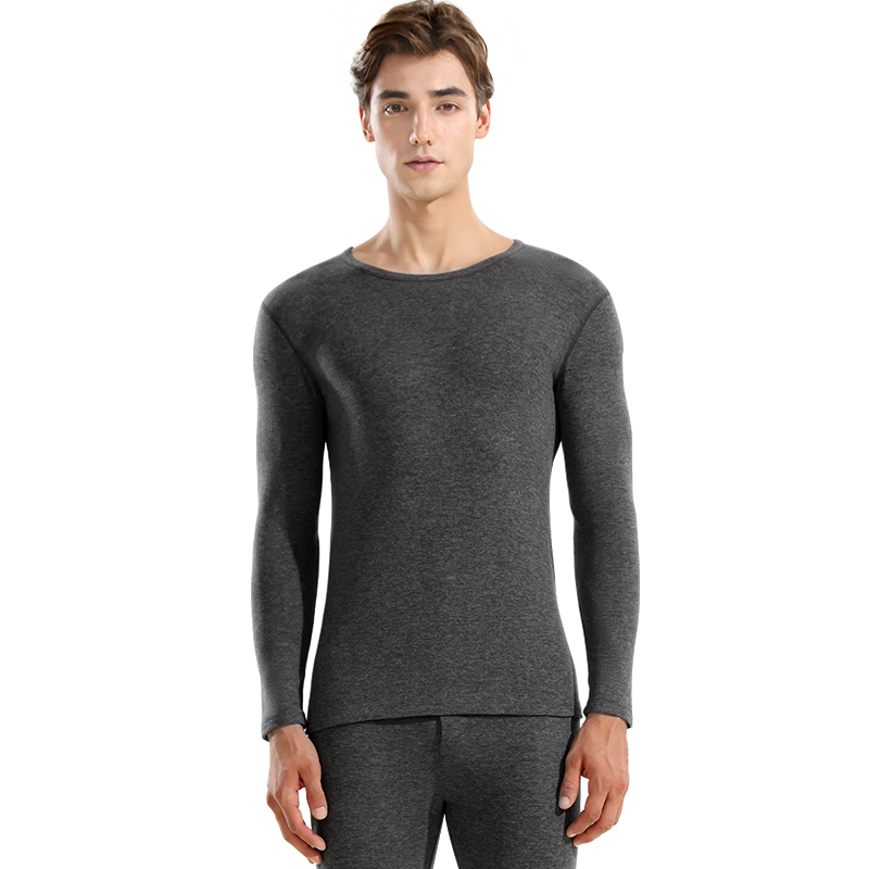 MiiOW [Acetate Goose Down Cashmere Silk] German Velvet Thermal Men's Warm Underwear Set Autumn Long Johns Thermal Suit