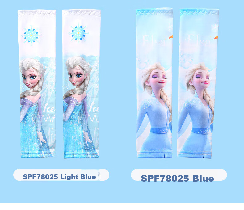 Disney Children's Ice Sleeves, Girls' Sun Protection Arm Sleeves, Kids' Outdoor Sports Arm Guards, Summer SPF78025 8