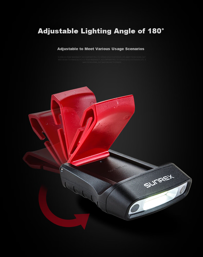 Shanlishi H150 Cap Clip Light, Motion Sensor Light, Ultra-Bright Cap Clip Headlamp, Night Fishing Light, Brim Light, Fishing Head-Mounted Cap Clip Light 7
