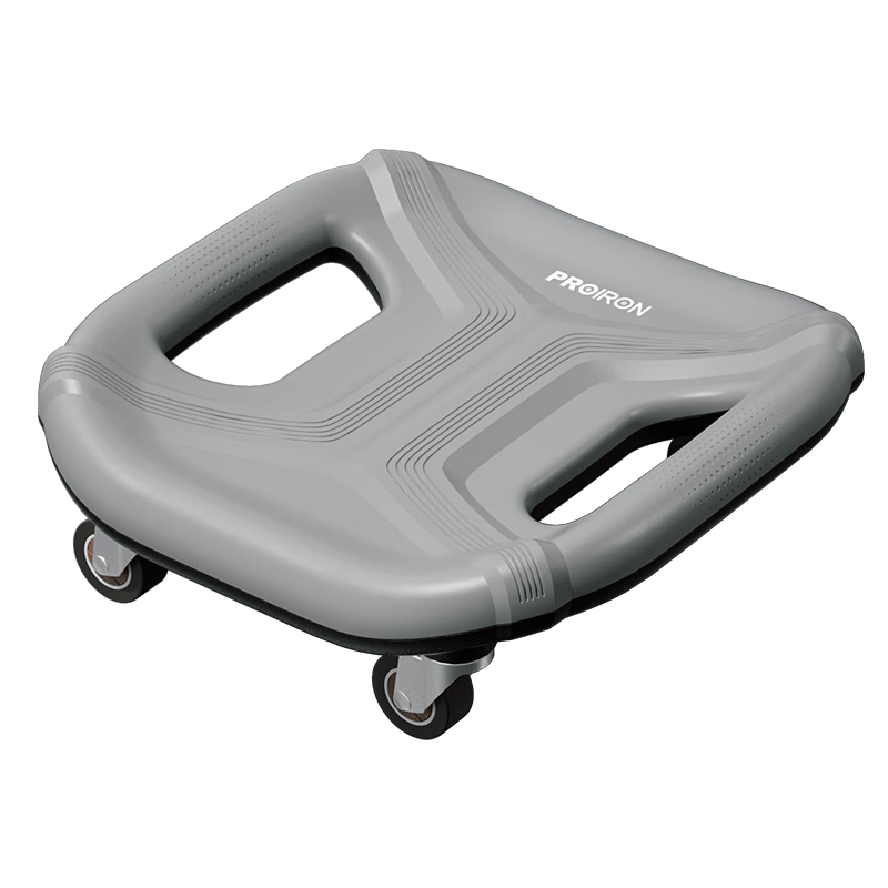 PROIRON Abdominal Disc, Sliding Disc Ab Roller for Men And Women, Four-Wheel Abdominal Fitness Equipment, Gray Abdominal Disc + Kneeling Pad