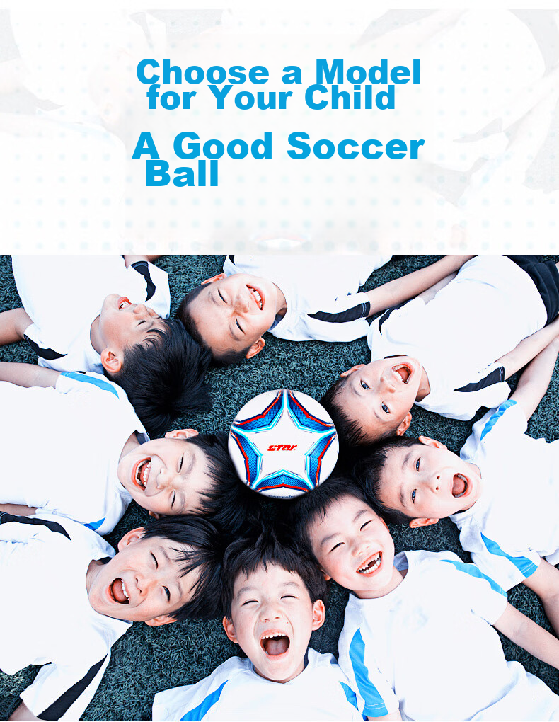 Star Children's Soccer Ball, Size 3 Training And Competition Standard Ball, SB8663 Holiday Gift 1