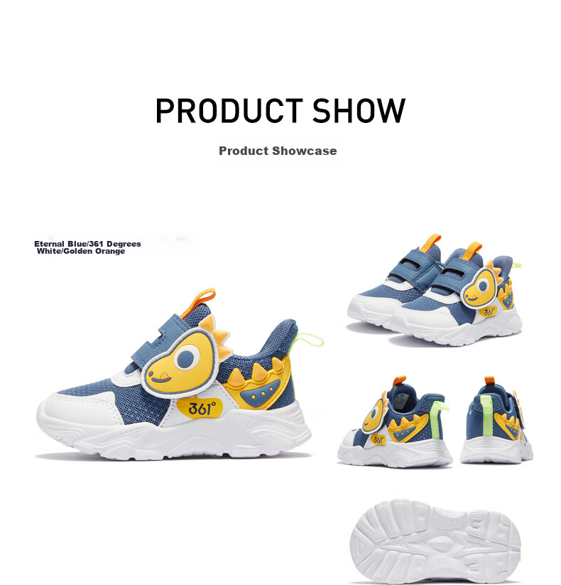 361° Children's Shoes, Toddler Walking Shoes for Spring, Boys And Girls Aged 1-3, Cartoon Baby Shoes, Black, Size 26 69