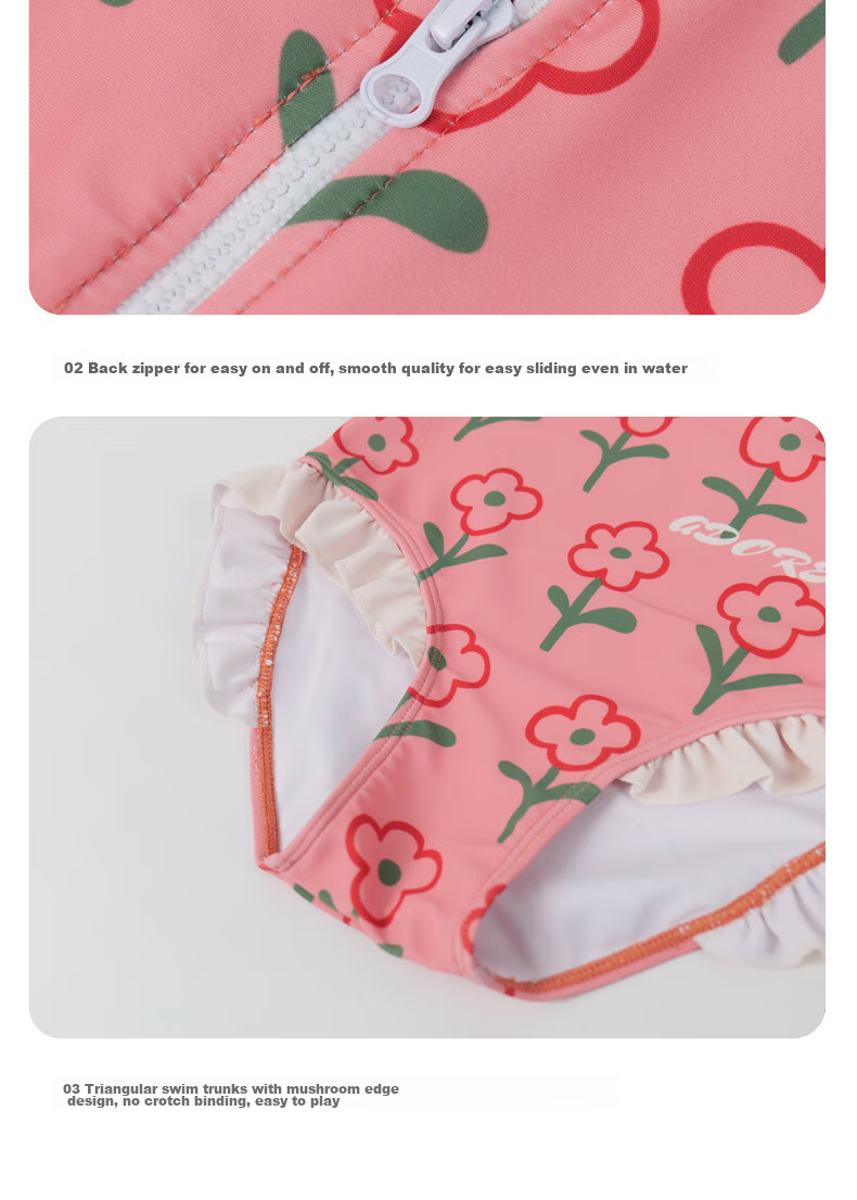Adoreswim 2024 New Fashion Trendy Cute Style Girls' Summer Swimsuit Set, Two-Piece, Size 110 49