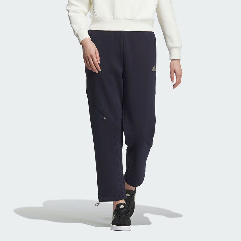 Adidas, Adidas ADIDAS, Women's LOGO FLEECE PNT Sports Pants, JJ3572, Blue, XS 1