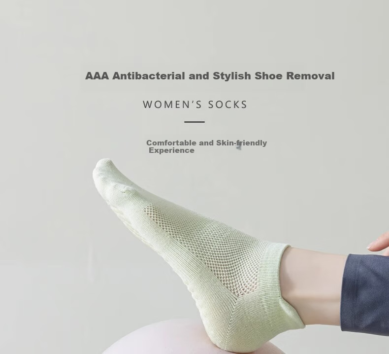 LangSha Professional Yoga Socks for Women, Non-Slip Pilates Socks for Beginners, Specialized Floor Exercise And Dance Socks 10