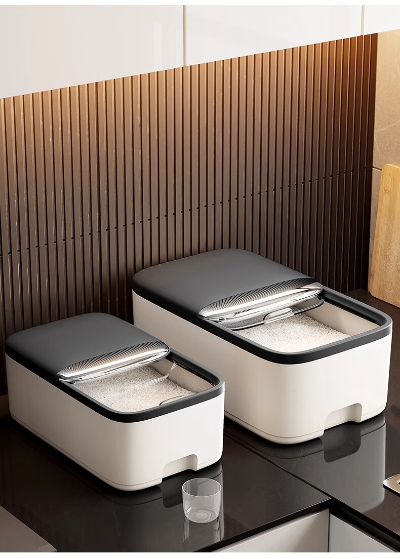 MUYA Rice Container for Home Use, 2024 New Model, Sealed, Insect-Proof, Moisture-Proof, Rice Storage Box, Rice Bin, Flour Container, Storage Jar 11