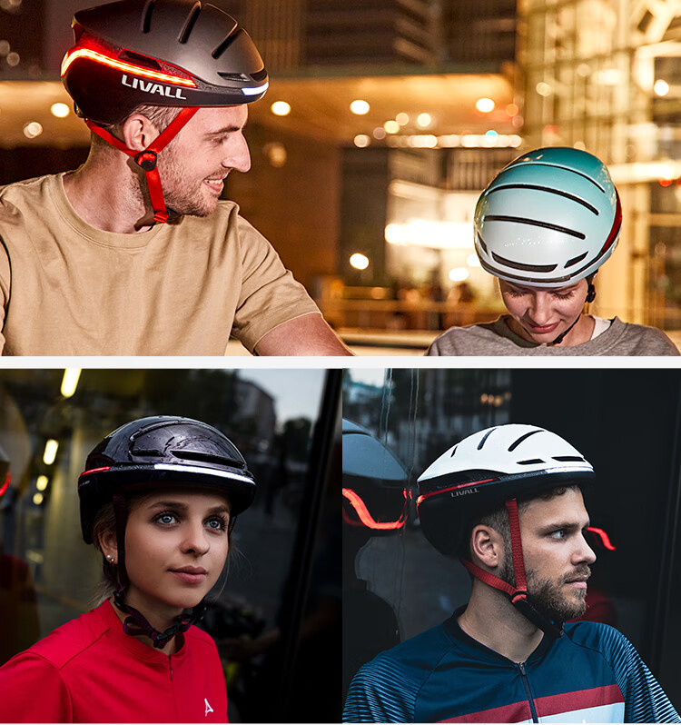 LIVALL Smart Cycling Helmet, Bicycle Mountain Road Bike Helmet with Light for Commuting, Safety Helmet for Men And Women, EVO21 White 6