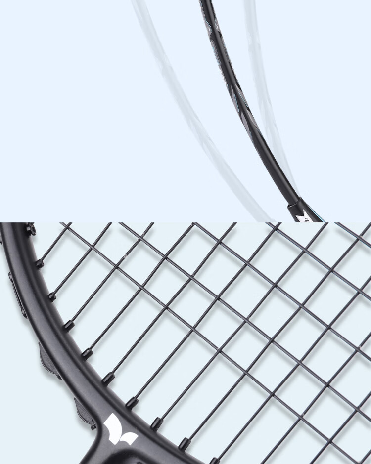 Yodiman Ultra-Light 5U Badminton Racket Single Pack 850 (Pre-Strung, 26 Lbs, 2 Shuttlecocks Included) 13