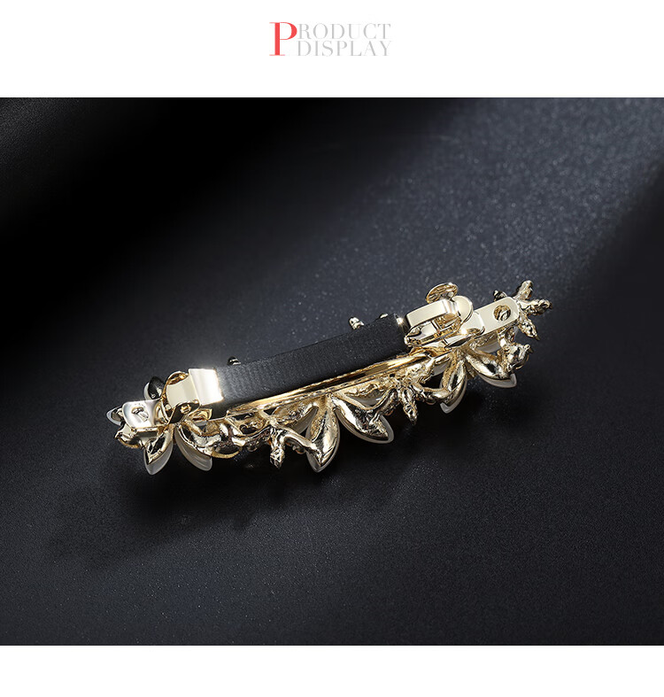 CHIMERA Elegant Hair Claw Clip with Flower And Shark Design, Luxurious Hair Clip for Back of Head, Bun Maker, Mid-Autumn Festival Gift for Wome 51